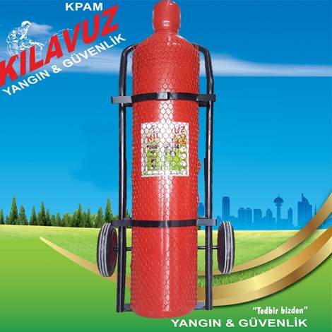 30 kg Karbondioksit Gazlı Arabalı Yangın Söndürme Cihazı (CO2)